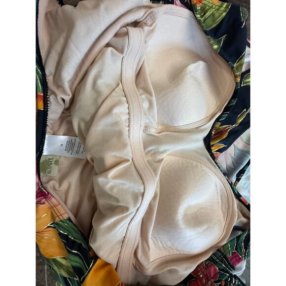 "ISLANDER" Tropical 1 Piece Swimsuit SZ 16 Hawaii Beach Sunbathing Poolside Swim - Picture 8 of 11